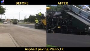 Asphalt paving in Plano,TX